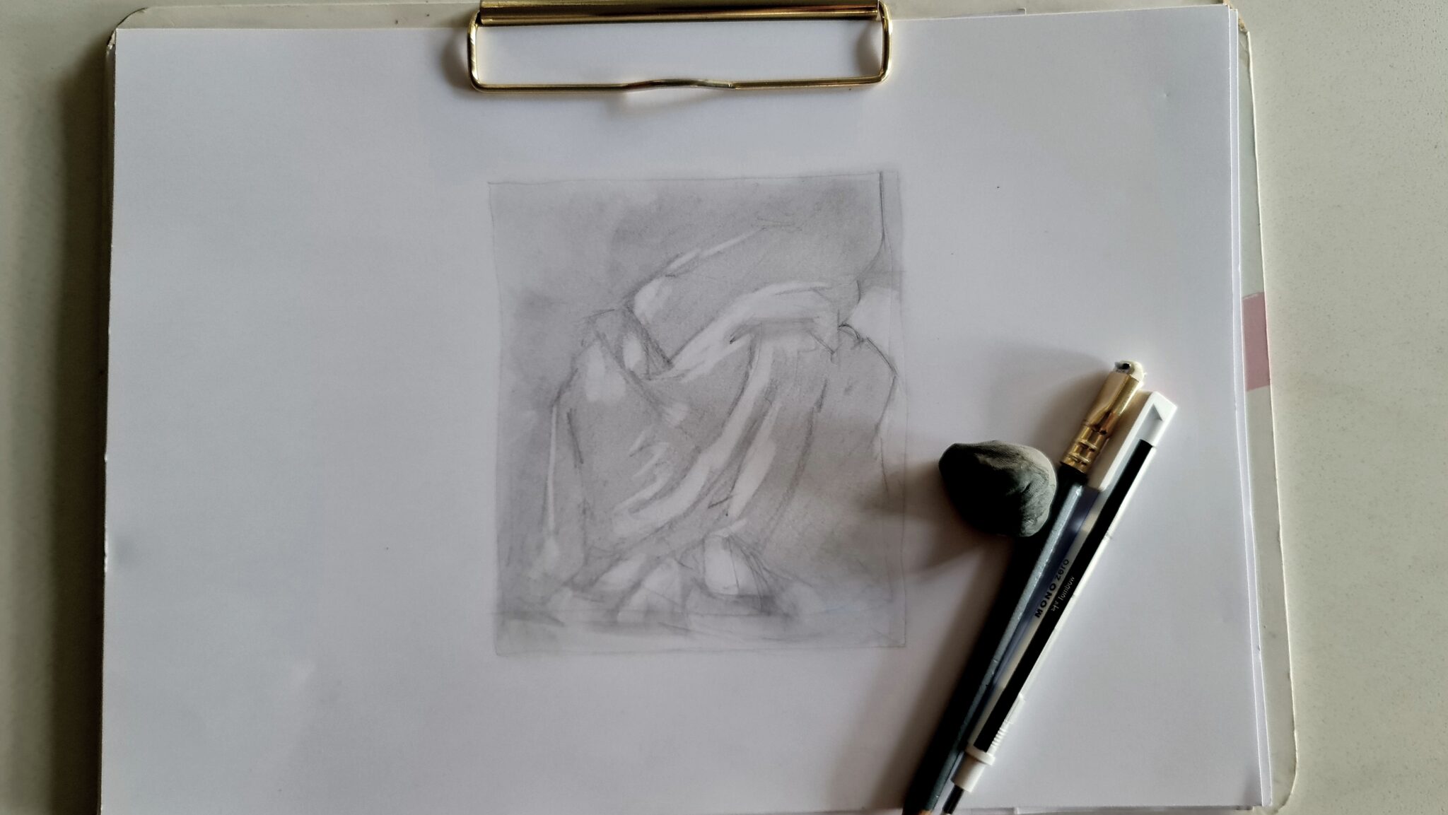 Subside Example Drawing Subtractive Drawing: Techniques, Tips, and Exercise – Binge Drawing